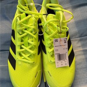 Adidas Adizero Ubersonic 5 Lucid Lemon Black Mesh Men’s Sneakers